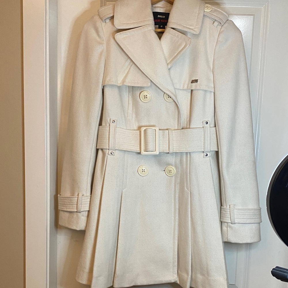 Miss Sixty Elegant Cream Trench Coat